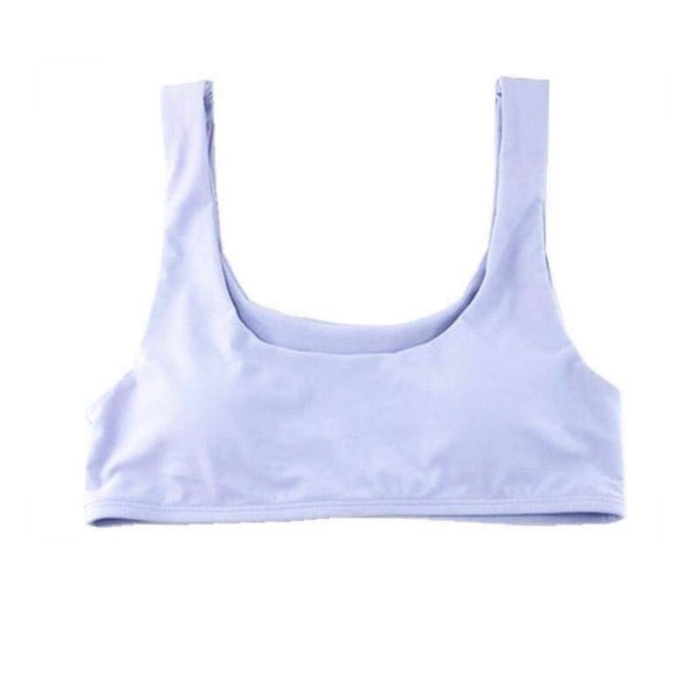 CATALINA BIKINI TOP IN PASTEL PURPLE